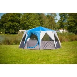 Tente Coleman Octagon 8 (Bleue) -Camping En Plein Air tente coleman octagon 8 bleue 4