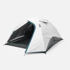 Quechua Tente De Camping - MH100 - 3 Places - Fresh & Black -Camping En Plein Air tente de camping mh100 3 places fresh and black 5