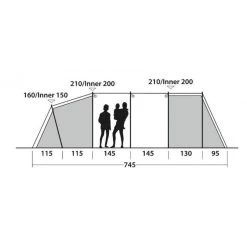 Tente De Camping Outwell Winwood 8 -Camping En Plein Air tente de camping outwell winwood 8 3