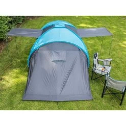 Tente Dôme Hammerfest 4 Sleeper Protect - Sol Cousu - 4 Pers - 2 Cabines Noires -Camping En Plein Air tente dome hammerfest 4 sleeper protect sol cousu 4 pers 2 cabines noires 4