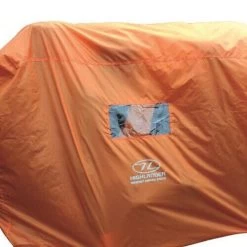 HIGHLANDER Tente D'urgence Abri De Survie 4-5 Personnes - Orange -Camping En Plein Air tente durgence abri de survie 4 5 personnes orange 3