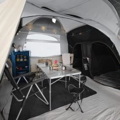 Quechua Tente Gonflable De Camping - Air Seconds 8.4 F&B - 8 Places - 4 Chambres 13 Quechua Tente Gonflable De Camping - Air Seconds 8.4 F&B - 8 Places - 4 Chambres -Camping En Plein Air tente gonflable de camping air seconds 84 f and b 8 places 4 chambres 3