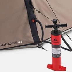 Quechua Tente Gonflable De Camping - AirSeconds 4.2 Polycoton - 4 Personnes - 2 Chambres -Camping En Plein Air tente gonflable de camping airseconds 42 polycoton 4 personnes 2 chambres 5