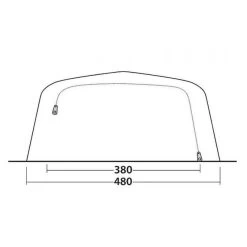 Tente Gonflable Outwell Jacksondale 7PA -Camping En Plein Air tente gonflable outwell jacksondale 7pa 4