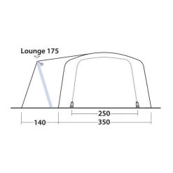 Tente Gonflable Outwell Oakdale 5PA -Camping En Plein Air tente gonflable outwell oakdale 5pa 4