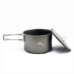 Toaks Titanium 700ml Pan - Ultraléger -Camping En Plein Air toaks titanium 700ml pan ultraleger 2