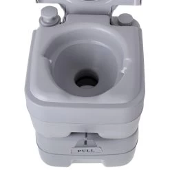 Toilette Portable 20L Pour Camping-Car, WC Avec Chasse D'Eau 13L Camry -Camping En Plein Air toilette portable 20l pour camping car wc avec chasse deau 13l camry 5