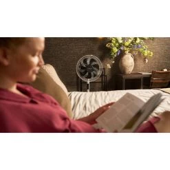 Trépied De Ventilateur Sur Pied Luvego Avec Télécommande - Minuterie - 40CM -Camping En Plein Air trepied de ventilateur sur pied luvego avec telecommande minuterie 40cm 4